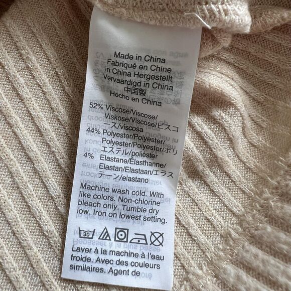 J Crew Top Womens Medium Ribbed Long Sleeve Pullover V Neck Soft Knit Top - Picture 11 of 13